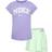 Nike Little Kid's Dri-FIT Prep in Your Step Skort Set - Vapor Green