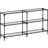 vidaXL 846032 Transparent/Black Avlastningsbord 30x158.5cm