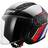 LS2 Airflow II Rush Open Face Helmet - White/Blue/Red