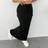 Shein Womens Plus Summer Casual Black Long Work Skirt