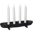 Ernst Advent Black Candlestick 5.5cm