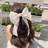 Shein Mesh Bow Hair Clip For Girls, Multi Layers Mesh Daily