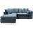 Abakus Direct Darcy Turquoise Sofa 212cm 2pcs 3 Seater