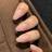 Shein Almond Shaped Soft Elegant Light Pink Color Nail File Glue