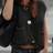 Shein Womens Loose Knit Vest With Double Pockets And SingleBreasted Metal Buttons