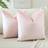 Shein Velvet Backrest Cushion Cover Pink (40x40cm)