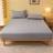 Shein Solid Color Fitted Sheet, Bedding, Mattress Cover, Soft And Comfortable Bedding For Bedroom, Mattress Protector For Bedroom, Skin-Friendly Fitted Sheet, For All Seasons Dustproof Non-Slip Bedspread, Fitted Bottom Sheet For Twin, Full, King, Queen Size, Machine Washable,(Without Pillowcase), Ideal Easter Gift, For Mother's Day Gift, Perfect Holiday Gift Bed Sheet Grey