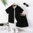 Shein Young Boy Solid Color Single Breasted Short Sleeve TShirt And Shorts Set Summer