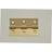 Wickes Butt Hinge Brass Plated 76mm Pack of 2