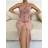 Shein Women Solid Color Button Design Slit Spring/Summer Cami Dress