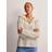 Selected Femme Halv Lynlås Pullover hvid