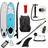 MonsterShop Inflatable Paddle Board Blue