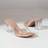 Shein Fashion Sandals For Women Clear Chunky Heeled Mule Sandals