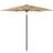 vidaXL Garden Parasol with LEDs Steel Pole