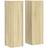 vidaXL Plant Stand 2pcs Sonoma Oak Engineered Wood