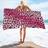 Shein Leopard Pattern Oversized Wrap Bath Towel Multicolour (140x70cm)