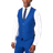 Burton Slim Fit Suit Waistcoat - Bright Blue