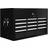 Homcom 6 Drawer Tool Chest, Lockable Metal Tool Box with Top Case, Ball Bearing Runners, Portable Toolbox, 600mm x 260mm x 340mm Black