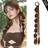 Shein Synthetic Long Straight Hair Natural Bubble Braid Plait Ponytail Wig Band