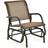 Costway Glider Rocking Garden Chair-Brown