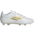 Adidas Kid's F50 Pro Firm FG - Cloud White/Gold Metallic/Cloud White