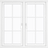 Klarvinduer BH2-12_138 Trä Sidohängt fönster 2-glasfönster 80x60cm