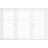 Klarvinduer BH3-61_138 Trä Sidohängt fönster 2-glasfönster 119x40cm