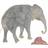 That's Mine Wallsticker Elephant