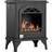 Homcom Free Standing Ethanol Fireplace, Bioethanol Heater Stove Fire with 1.5L Tank, 3 Hours Burning Time, Black