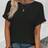 Shein Womens Summer Solid Color Round Neck Short Sleeve Casual TShirt