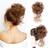 Shein Messy Bun Hair Piece Updo With Tendrils Hair Extensions