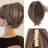 Shein Synthetic Curly Hair Bun Chignon Messy Elastic Band Grasping
