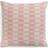 Habitat Checker Board Cushion Scatter Cushion White, Pink