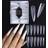 Shein pcs Long Stiletto Nail Gel Extension Mold Dual Nail Prolong 120-pack