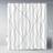 Shein Punkray Grey White Striped Shower