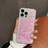 Shein Big Hole Drop-Proof Glitter Liquid Quicksand Phone Case Compatible With IPhone