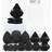 Shein Makeup Sponge Set With 15 Sponges And Storage Jar, 3 Regular Beauty Blenders & 3 Mini Beauty Blenders & 3 Loose Powder Puffs & 3 Mini Loose Powder Puf
