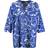 Samoon Organic Cotton Tunic - Blue Splash Patterned