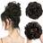 Shein Bun Hair Tie Extensions For Curly Wavy Synthetic Bun