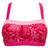 Pour Moi Palm Springs Hidden Underwired Cami Bikini Top - Red/Pink