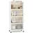 Costway Baker's White Storage Cabinet 60x154cm