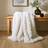 Dunelm Furry Blankets White (160x130cm)