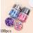 Shein pcs Kids High Elastic Hair Ties Candy Color Hair Bands Ponytail Daily Hairstyles Accessories