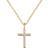 Engelsrufer Cross Pendant Necklace - Gold/Transparent