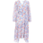 Quiz Ditsy Print Chiffon Wrap Midi Dress - Multicolour