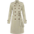 Hobbs Saskia Shower Resistant Trench Coat - Sage Green