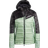 Adidas Women's Terrex Techrock Down Hooded Jacket - Silver Green/Black