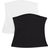 Tu Bandeau Top 2-pack - Black/White