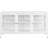 Newport White Glass Cabinet