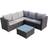 Birchtree RFS08 - Black Outdoor Lounge Set